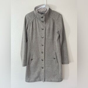 Kuhl Savina Alfpaca Sweater Jacket Womens Sz S Beige Button Up 4138